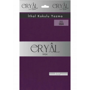 Eryal İpek Düz Renk Poşetli Oyalık Yazma 065 Vişne