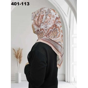 Eylül İpek Etnik Desen Soft Eşarp 401-113
