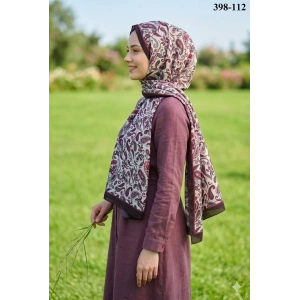 Eylül İpek Etnik Desen Soft Şal 398-112