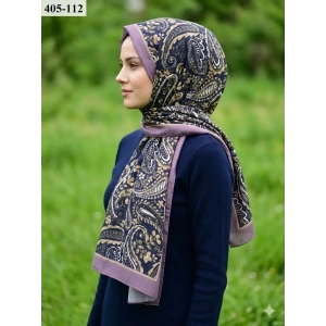 Eylül İpek Etnik Desen Soft Şal 405-112