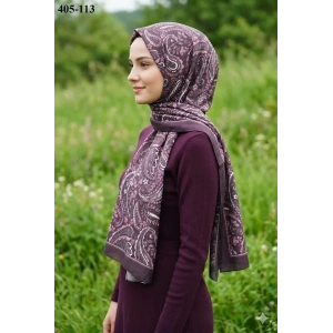 Eylül İpek Etnik Desen Soft Şal 405-113