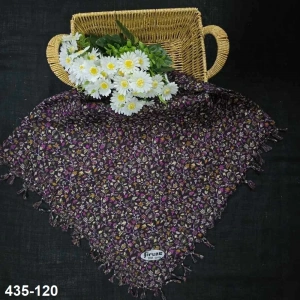 Firuze Desenli Sökme Boncuklu Eşarp 435-120