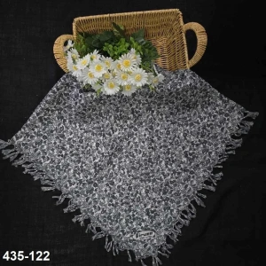 Firuze Desenli Sökme Boncuklu Eşarp 435-122