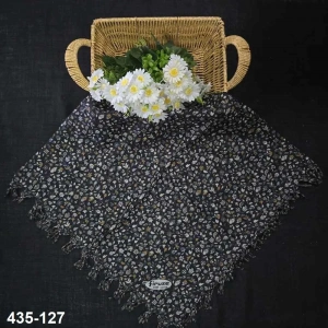 Firuze Desenli Sökme Boncuklu Eşarp 435-127