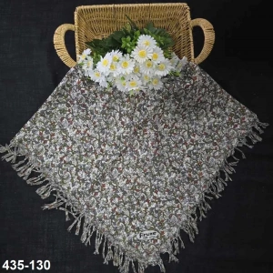 Firuze Desenli Sökme Boncuklu Eşarp 435-130