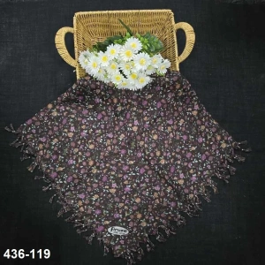 Firuze Desenli Sökme Boncuklu Eşarp 436-119