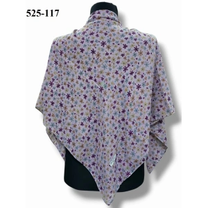 Huzurlu İpek Polyester Dikişli Yazma 525-117