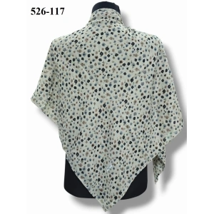 Huzurlu İpek Polyester Dikişli Yazma 526-117