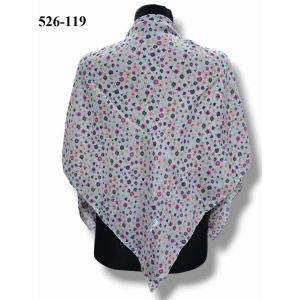 Huzurlu İpek Polyester Dikişli Yazma 526-119