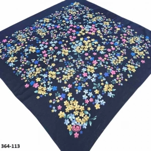 Huzurlu İpek Polyester Oyalık Yazma 364-113