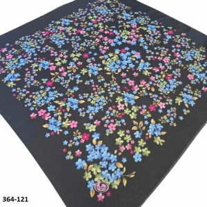 Huzurlu İpek Polyester Oyalık Yazma 364-121
