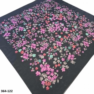Huzurlu İpek Polyester Oyalık Yazma 364-122