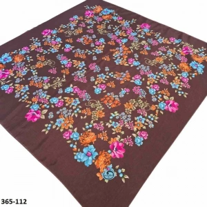 Huzurlu İpek Polyester Oyalık Yazma 365-112
