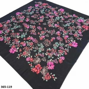 Huzurlu İpek Polyester Oyalık Yazma 365-119