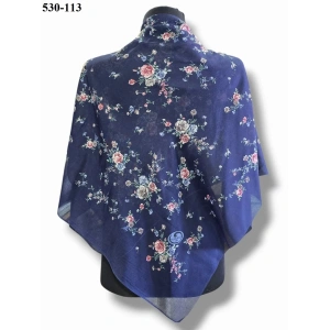 Huzurlu İpek Polyester Oyalık Yazma 530-113