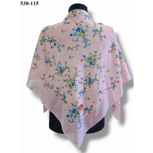 Huzurlu İpek Polyester Oyalık Yazma 530-115