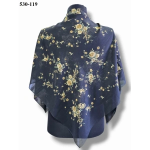 Huzurlu İpek Polyester Oyalık Yazma 530-119