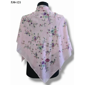 Huzurlu İpek Polyester Oyalık Yazma 530-121