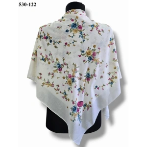 Huzurlu İpek Polyester Oyalık Yazma 530-122