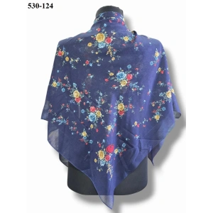 Huzurlu İpek Polyester Oyalık Yazma 530-124