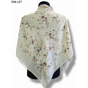 Huzurlu İpek Polyester Oyalık Yazma 530-127