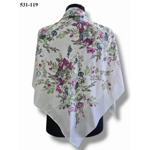 Huzurlu İpek Polyester Oyalık Yazma 531-119