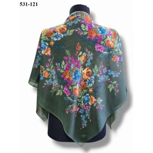 Huzurlu İpek Polyester Oyalık Yazma 531-121