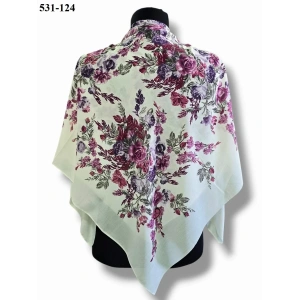 Huzurlu İpek Polyester Oyalık Yazma 531-124