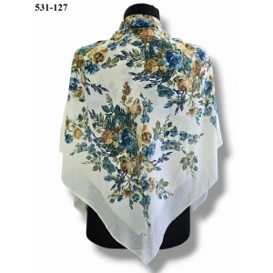 Huzurlu İpek Polyester Oyalık Yazma 531-127