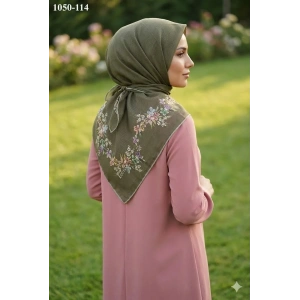 Locella Soft Pamuk Eşarp (Haki) 1050-114