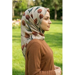 Locella Soft Pamuk Eşarp (K. Bej-Kahve) 1086-115