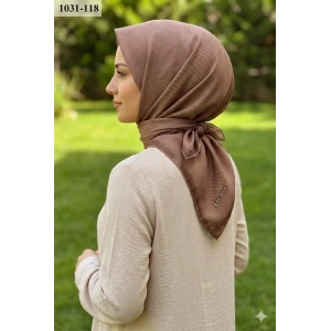 Locella Soft Pamuk Eşarp (Kahve) 1031-118
