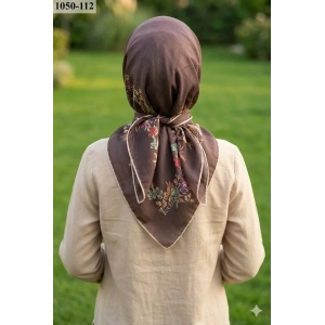 Locella Soft Pamuk Eşarp (Kahverengi) 1050-112