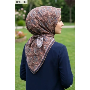 Locella Soft Pamuk Eşarp (Kahverengi) 1093-114