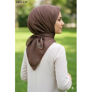 Locella Soft Pamuk Eşarp (Koyu Kahve) 1031-119