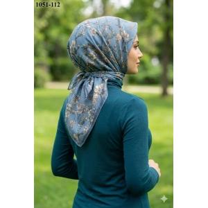 Locella Soft Pamuk Eşarp (Koyu Mavi) 1051-112