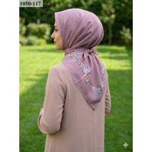 Locella Soft Pamuk Eşarp (Kuru Gül) 1050-117