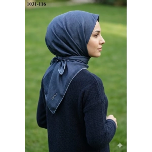 Locella Soft Pamuk Eşarp (Lacivert) 1031-116