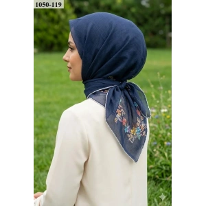 Locella Soft Pamuk Eşarp (Lacivert) 1050-119