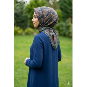 Locella Soft Pamuk Eşarp (Lacivert) 1093-117