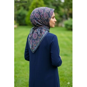 Locella Soft Pamuk Eşarp (Lacivert) 1093-118