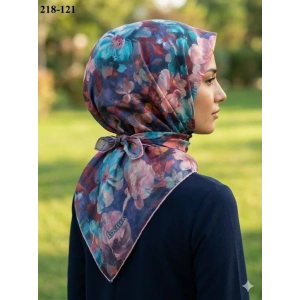 Locella Soft Pamuk Eşarp (Lacivert) 218-121