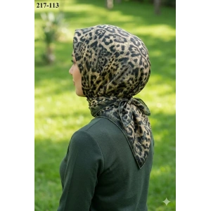 Locella Soft Pamuk Eşarp (Leopar Desen) 217-113
