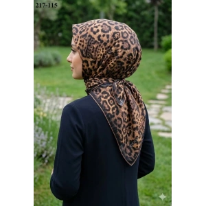 Locella Soft Pamuk Eşarp (Leopar Desen) 217-115