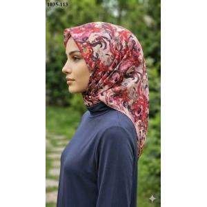 Locella Soft Pamuk Eşarp (pembe-kırmızı) 1035-113