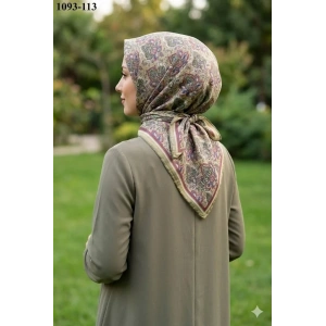 Locella Soft Pamuk Eşarp (Yağ Yeşili) 1093-113