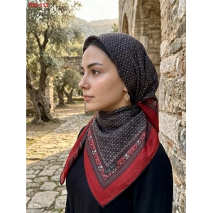 Lopres Dijital Soft Pamuk Eşarp 538-112