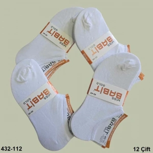 Miss Babit Erkek Kısa Konç Patik Çorap 12 Çift 432-112