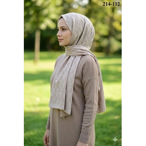 Moda Modern Ayrobin Jakar Şal (A. Sütlü Kahve) 214-112