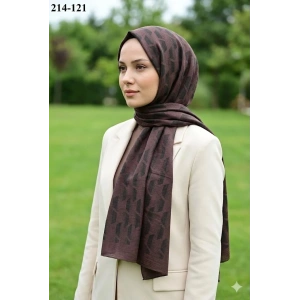 Moda Modern Ayrobin Jakar Şal (Kahve) 214-121